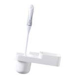 Maxbell Wall Mounted Toilet WC Washroom Brush Set with Holder Cleaning Tool White - Aladdin Shoppers