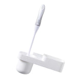 Maxbell Wall Mounted Toilet WC Washroom Brush Set with Holder Cleaning Tool White - Aladdin Shoppers