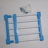 Maxbell Wardrobe Closet Storage Rack Layered Partition Board Shelf Sky Blue 50-80cm - Aladdin Shoppers