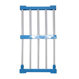 Maxbell Wardrobe Closet Storage Rack Layered Partition Board Shelf Sky Blue 50-80cm - Aladdin Shoppers