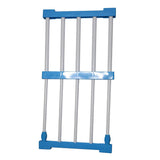 Maxbell Wardrobe Closet Storage Rack Layered Partition Board Shelf Sky Blue 50-80cm - Aladdin Shoppers