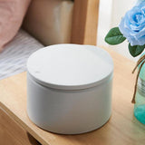 Maxbell Waste Bin Desktop Bucket Home Office Trash Can Creative Paper Bin Gray - Aladdin Shoppers
