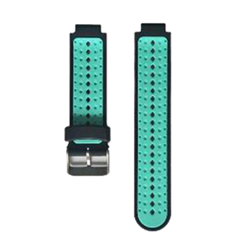 Maxbell Watch Band Strap for Garmin Forerunner 220 230 235 620 Black Light Green