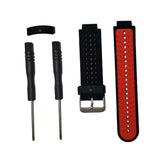 Maxbell Watch Band Strap for Garmin Forerunner 220 230 235 620 Black + Red - Aladdin Shoppers