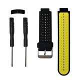 Maxbell Watch Band Strap for Garmin Forerunner 220 230 235 620 Black + Yellow - Aladdin Shoppers