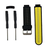Maxbell Watch Band Strap for Garmin Forerunner 220 230 235 620 Black + Yellow - Aladdin Shoppers