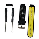 Maxbell Watch Band Strap for Garmin Forerunner 220 230 235 620 Black + Yellow - Aladdin Shoppers