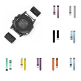 Maxbell Watch Strap Band Silicone For Garmin Fenix 5S/5S Plus Black+ Black - Aladdin Shoppers