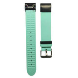 Maxbell Watch Strap Band Silicone For Garmin Fenix 5S/5S Plus Green+Black - Aladdin Shoppers