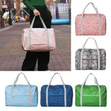 Maxbell Waterproof Foldable Large Travel Storage Bag Luggage Organizer Sky blue - Aladdin Shoppers