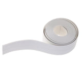 Maxbell Waterproof Moldproof Self Adhesive Tape Caulk Strip for Kitchen Bathroom etc 22mm White