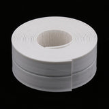 Maxbell Waterproof Moldproof Self Adhesive Tape Caulk Strip for Kitchen Bathroom etc 22mm White - Aladdin Shoppers