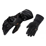 Maxbell Waterproof Motorcycle Motobike Scooter Leather Sports Long Gloves Black L - Aladdin Shoppers