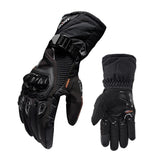 Maxbell Waterproof Motorcycle Motobike Scooter Leather Sports Long Gloves Black XL - Aladdin Shoppers