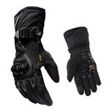 Maxbell Waterproof Motorcycle Motobike Scooter Leather Sports Long Gloves Black XL - Aladdin Shoppers