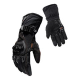 Maxbell Waterproof Motorcycle Motobike Scooter Leather Sports Long Gloves Black XL - Aladdin Shoppers