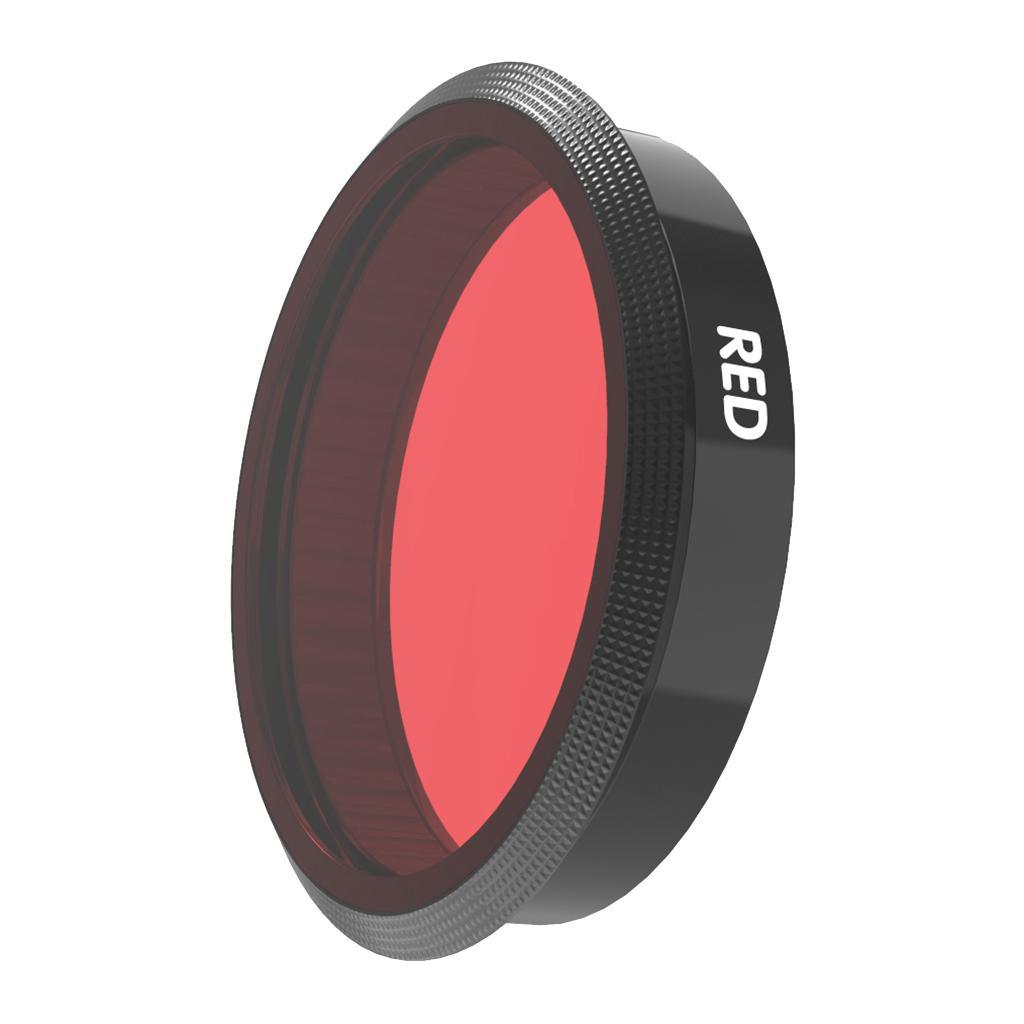 Maxbell Waterproof Sports Camera Lens Protective Filter for DJI OSMO ACTION Red - Aladdin Shoppers