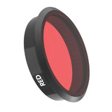 Maxbell Waterproof Sports Camera Lens Protective Filter for DJI OSMO ACTION Red - Aladdin Shoppers