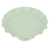 Maxbell Wave Edge Cake Tray Macaroon Cupcake Stand Plate Metal Cake Tools Green M - Aladdin Shoppers