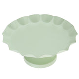 Maxbell Wave Edge Cake Tray Macaroon Cupcake Stand Plate Metal Cake Tools Green M - Aladdin Shoppers