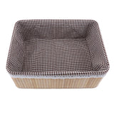 Maxbell Weaving Storage Basket Bamboo Handmade Snacks Toys Storage Box 36x26x14cm - Aladdin Shoppers