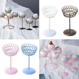 Maxbell Wedding Birthday Cake Stand Iron Cupcake Dessert Display Rack Pink - Aladdin Shoppers