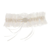 Maxbell Wedding Bridal Lace Pearls Garter w/ Bowknot Trim Hen Night Party Dress - Aladdin Shoppers