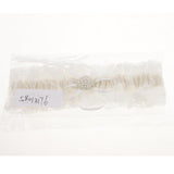 Maxbell Wedding Bridal Lace Pearls Garter w/ Bowknot Trim Hen Night Party Dress - Aladdin Shoppers