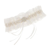 Maxbell Wedding Bridal Lace Pearls Garter w/ Bowknot Trim Hen Night Party Dress - Aladdin Shoppers