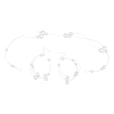 Maxbell Wedding Bridal Party Pearl Hair Band Headband Hair Accessories Eardrop Set - Aladdin Shoppers