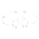 Maxbell Wedding Bridal Party Pearl Hair Band Headband Hair Accessories Eardrop Set - Aladdin Shoppers
