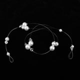 Maxbell Wedding Bridal Party Pearl Hair Band Headband Hair Accessories Eardrop Set - Aladdin Shoppers