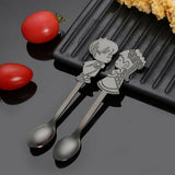 Maxbell Wedding Party Stainless Steel Coffee Teaspoons Dessert Soup Spoon Black - Aladdin Shoppers