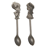 Maxbell Wedding Party Stainless Steel Coffee Teaspoons Dessert Soup Spoon Black - Aladdin Shoppers