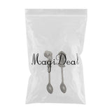 Maxbell Wedding Party Stainless Steel Coffee Teaspoons Dessert Soup Spoon Black - Aladdin Shoppers