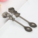 Maxbell Wedding Party Stainless Steel Coffee Teaspoons Dessert Soup Spoon Black - Aladdin Shoppers