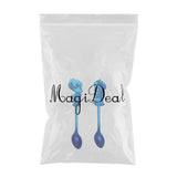 Maxbell Wedding Party Stainless Steel Coffee Teaspoons Dessert Soup Spoon Blue - Aladdin Shoppers