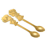 Maxbell Wedding Party Stainless Steel Coffee Teaspoons Dessert Soup Spoon Gold - Aladdin Shoppers