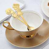 Maxbell Wedding Party Stainless Steel Coffee Teaspoons Dessert Soup Spoon Gold - Aladdin Shoppers