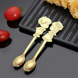 Maxbell Wedding Party Stainless Steel Coffee Teaspoons Dessert Soup Spoon Gold - Aladdin Shoppers