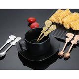 Maxbell Wedding Party Stainless Steel Coffee Teaspoons Dessert Soup Spoon Gold - Aladdin Shoppers