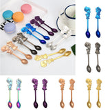 Maxbell Wedding Party Stainless Steel Coffee Teaspoons Dessert Soup Spoon Gold - Aladdin Shoppers