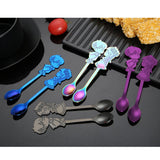 Maxbell Wedding Party Stainless Steel Coffee Teaspoons Dessert Soup Spoon Gold - Aladdin Shoppers