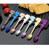 Maxbell Wedding Party Stainless Steel Coffee Teaspoons Dessert Soup Spoon Gold - Aladdin Shoppers
