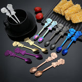 Maxbell Wedding Party Stainless Steel Coffee Teaspoons Dessert Soup Spoon Gold - Aladdin Shoppers