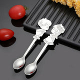 Maxbell Wedding Party Stainless Steel Coffee Teaspoons Dessert Soup Spoon Silver - Aladdin Shoppers