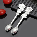 Maxbell Wedding Party Stainless Steel Coffee Teaspoons Dessert Soup Spoon Silver - Aladdin Shoppers