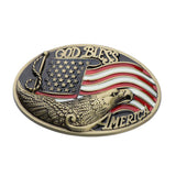 Maxbell Western Cowboy Cowgirl Rodeo Zinc Alloy Eagle Belt Buckle Jeans Accessory 01 - Aladdin Shoppers