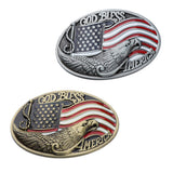 Maxbell Western Cowboy Cowgirl Rodeo Zinc Alloy Eagle Belt Buckle Jeans Accessory 01 - Aladdin Shoppers