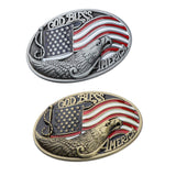 Maxbell Western Cowboy Cowgirl Rodeo Zinc Alloy Eagle Belt Buckle Jeans Accessory 01 - Aladdin Shoppers